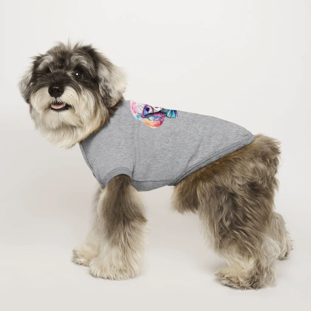 dogsdream8246のプードルめがね Dog T-shirt