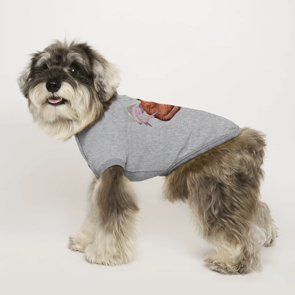 xin_PENTAXの蓮の花びらの羽を背負ったちゃー君 Dog T-shirt