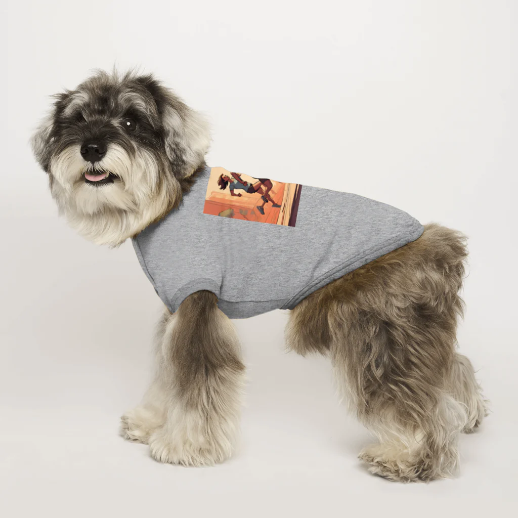 N氏のデザイン倉庫(Mr. N's Design Warehouse)のランニング好きの君へ Dog T-shirt