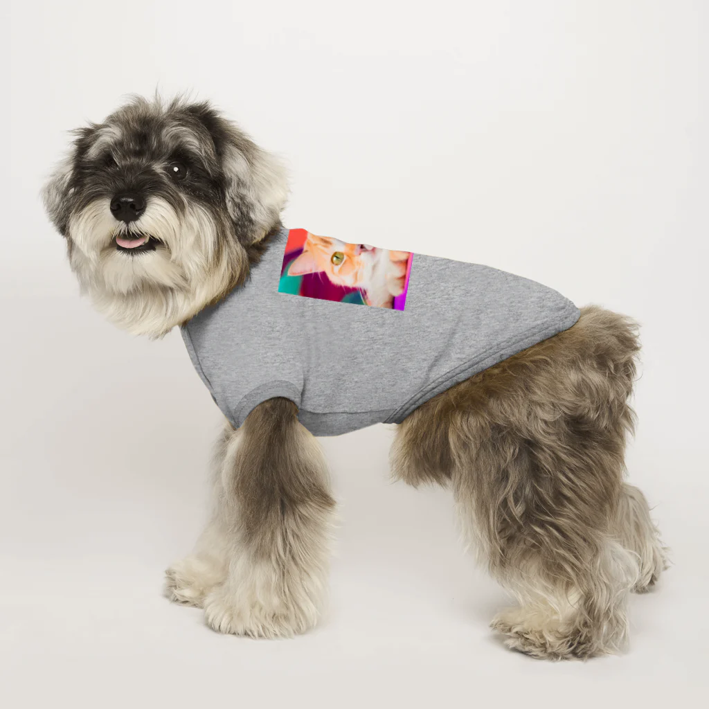 のぞかれ隊の写真で一言にゃん Dog T-shirt