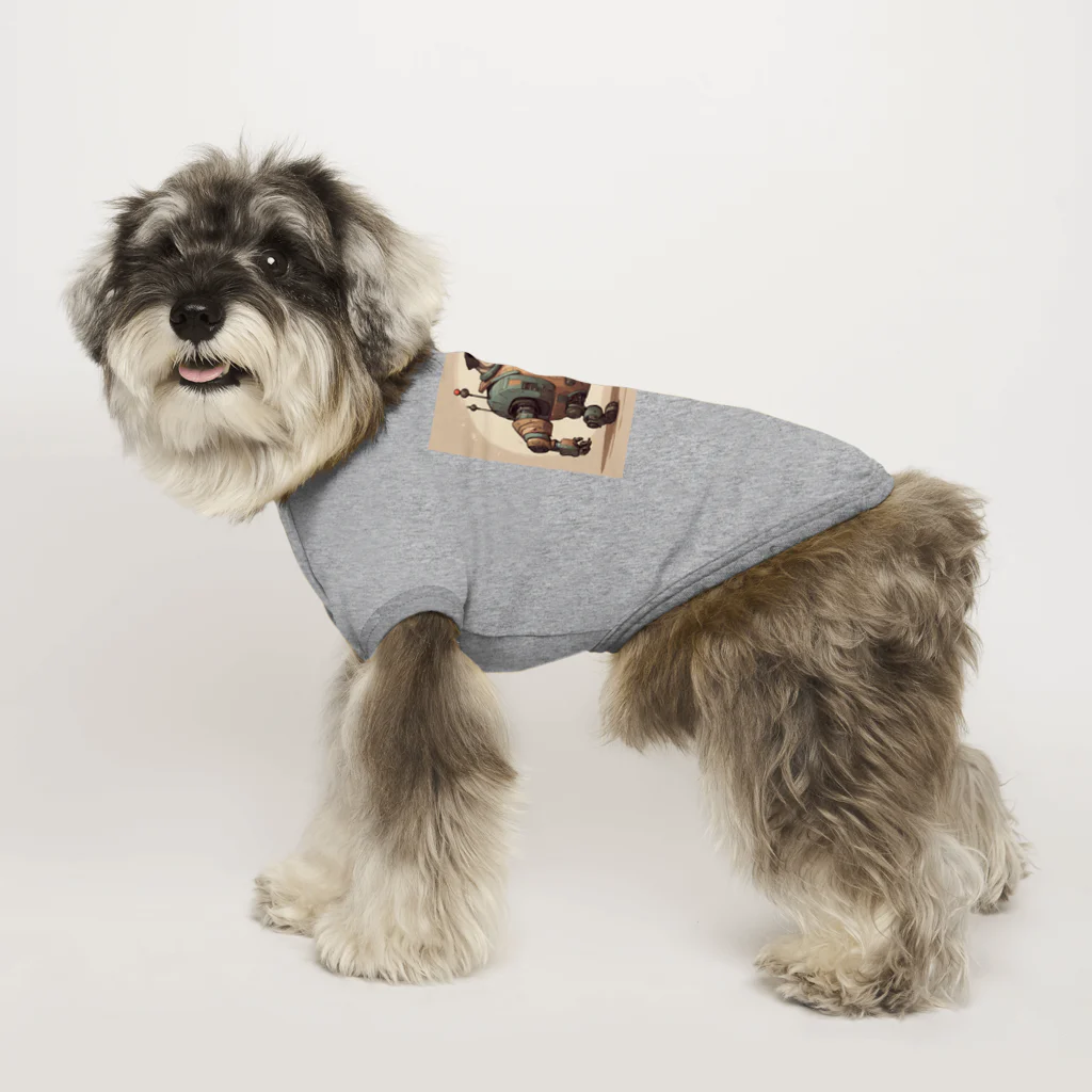 PUGおやじのロボパグ出動 Dog T-shirt