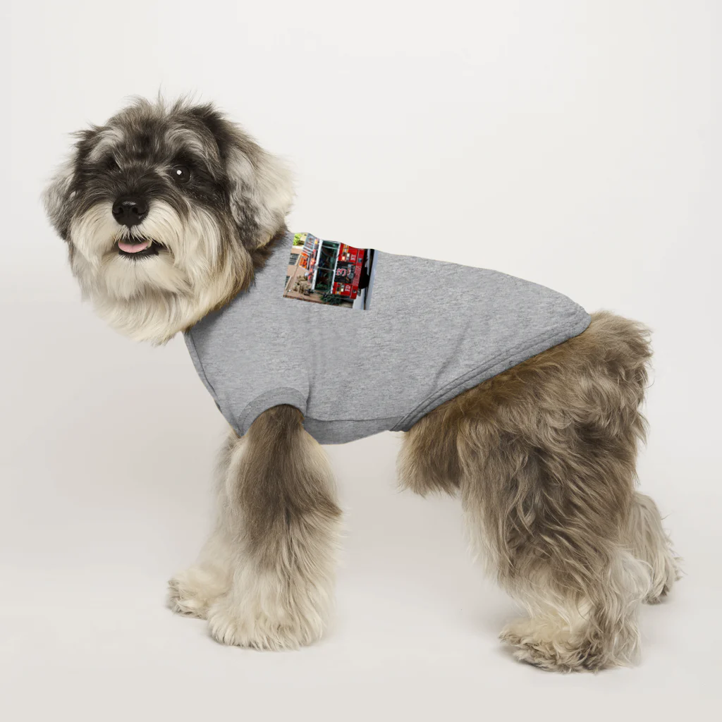 ビッグスマイルライフのかっこいいはしご車 Dog T-shirt