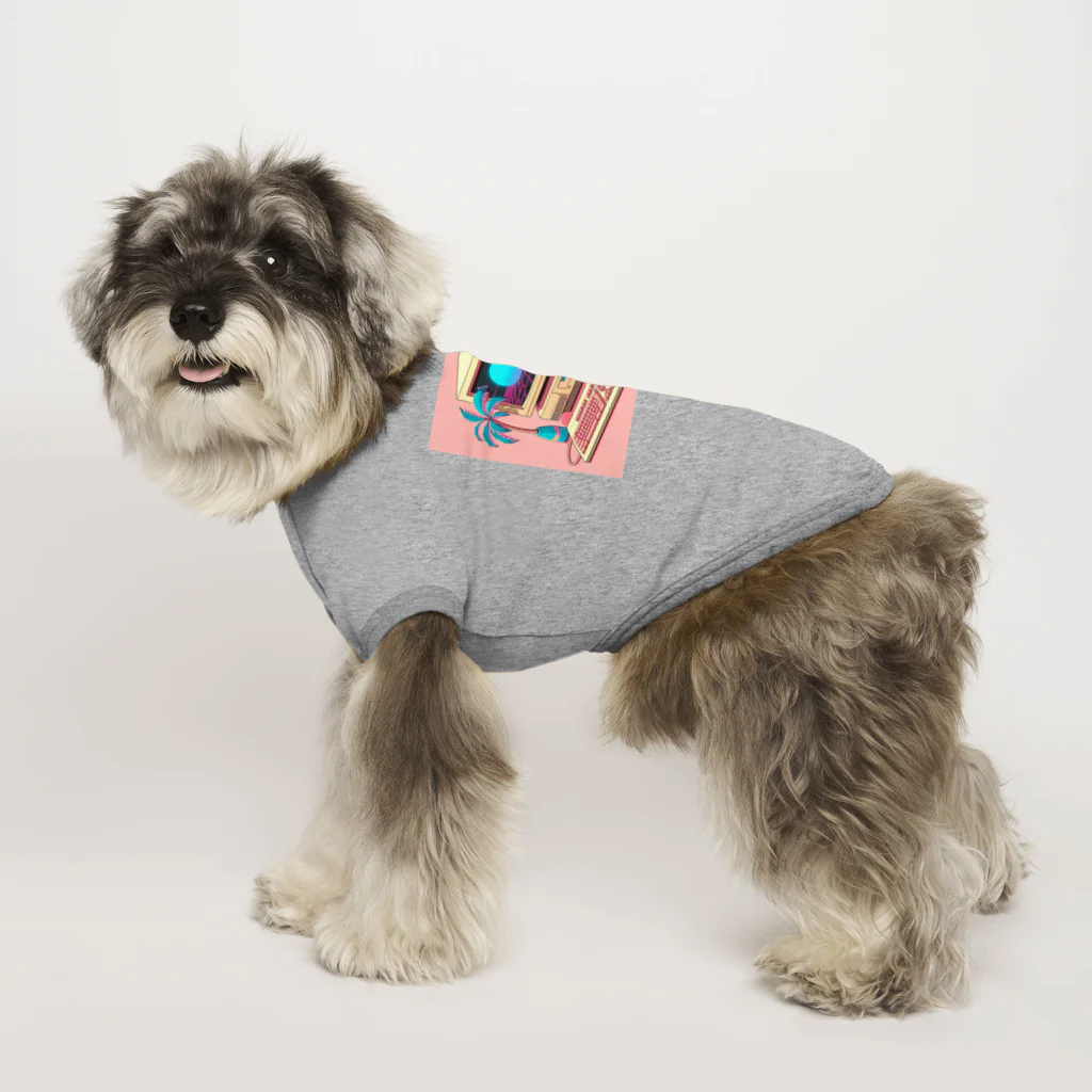 ワンダーワールド・ワンストップの懐かしい90年代のパソコン② Dog T-shirt