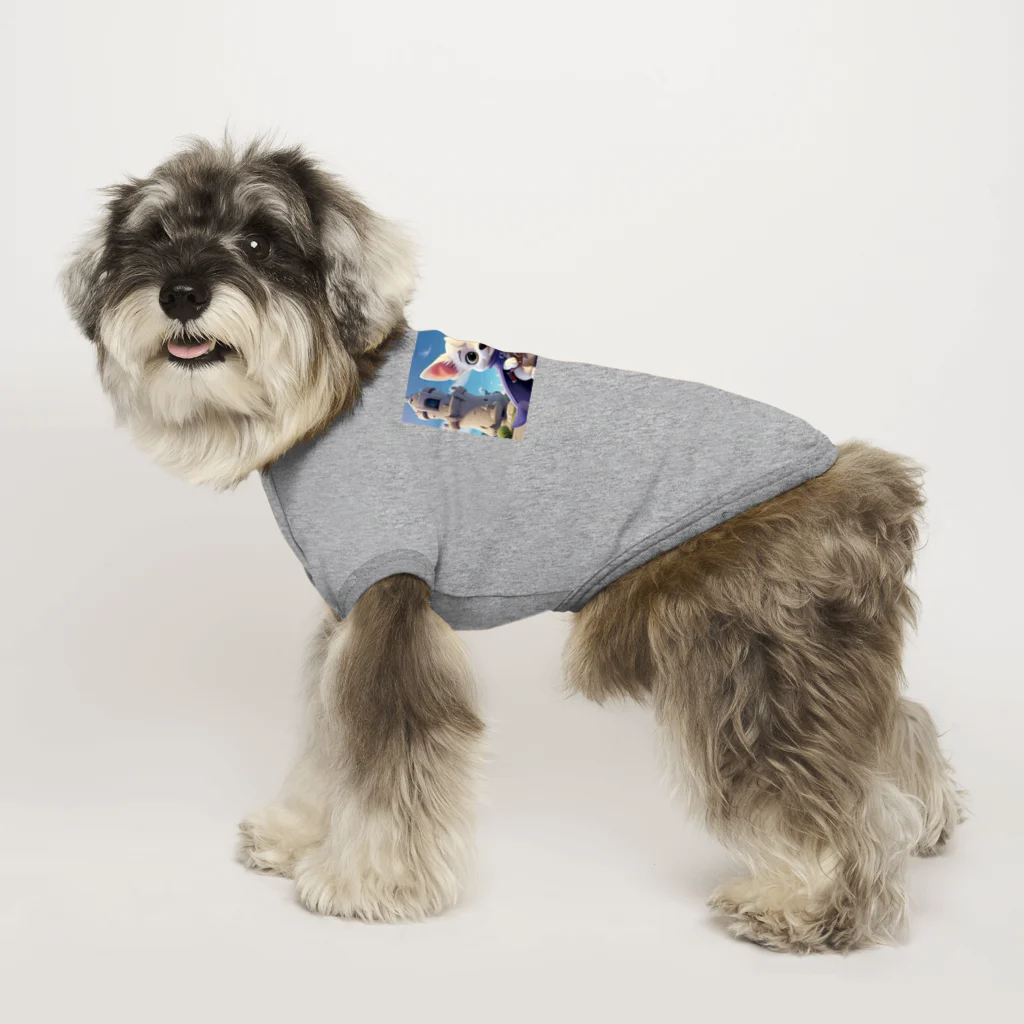 Albus-p-w-b-Dのチワ勇者 Dog T-shirt