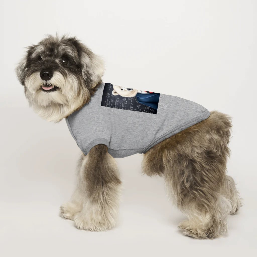 ワンダーワールド・ワンストップの学生服を着たシロクマ④ Dog T-shirt