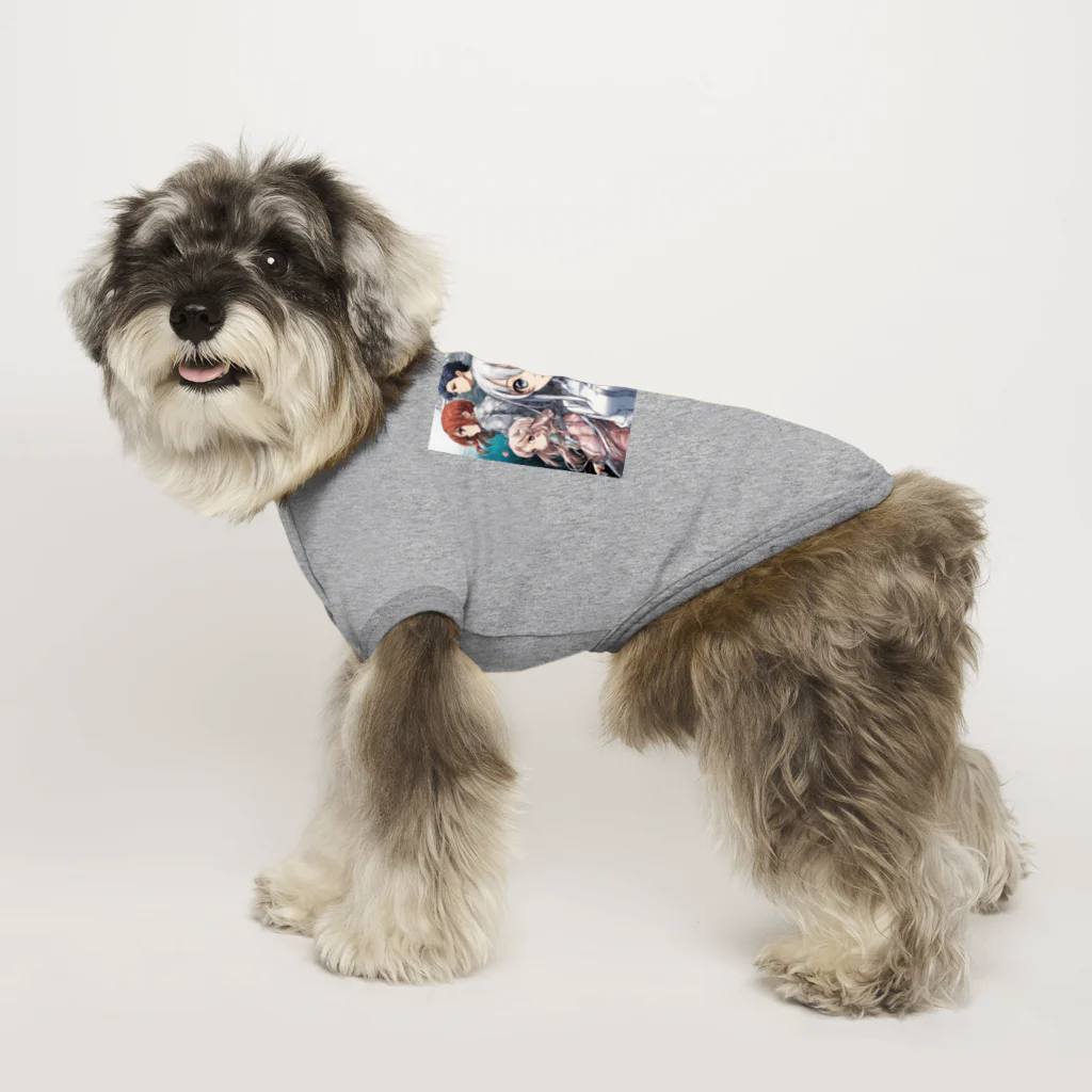 もふもふの美少女リーダーグッズ Dog T-shirt