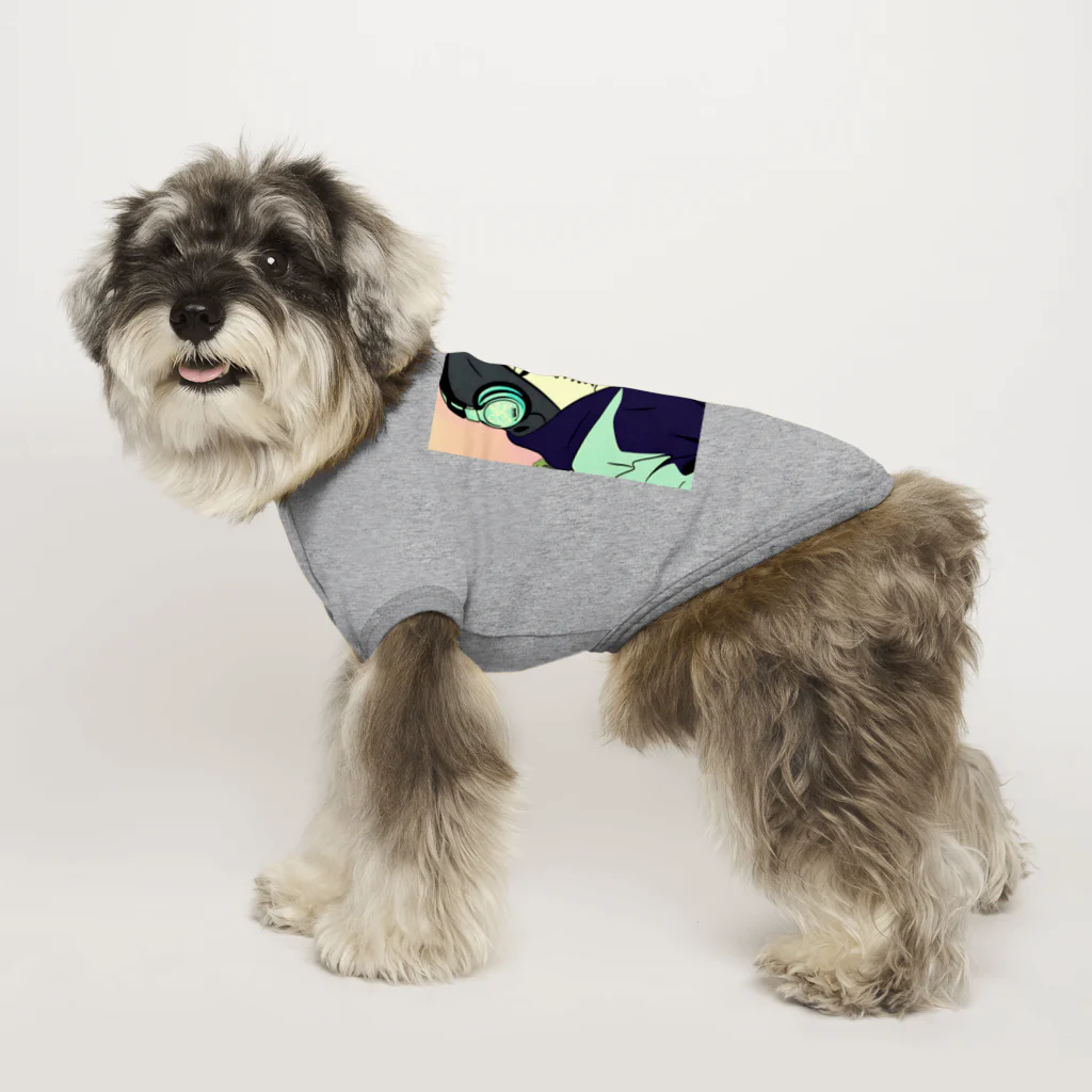 Mohananndaのおしゃれなガイコツ Dog T-shirt