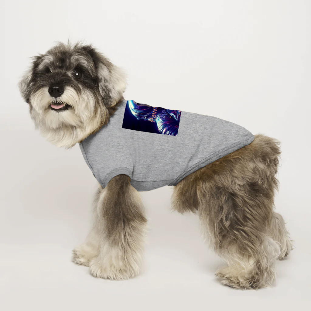 Toggle on.の宇宙犬 ドッグTシャツ