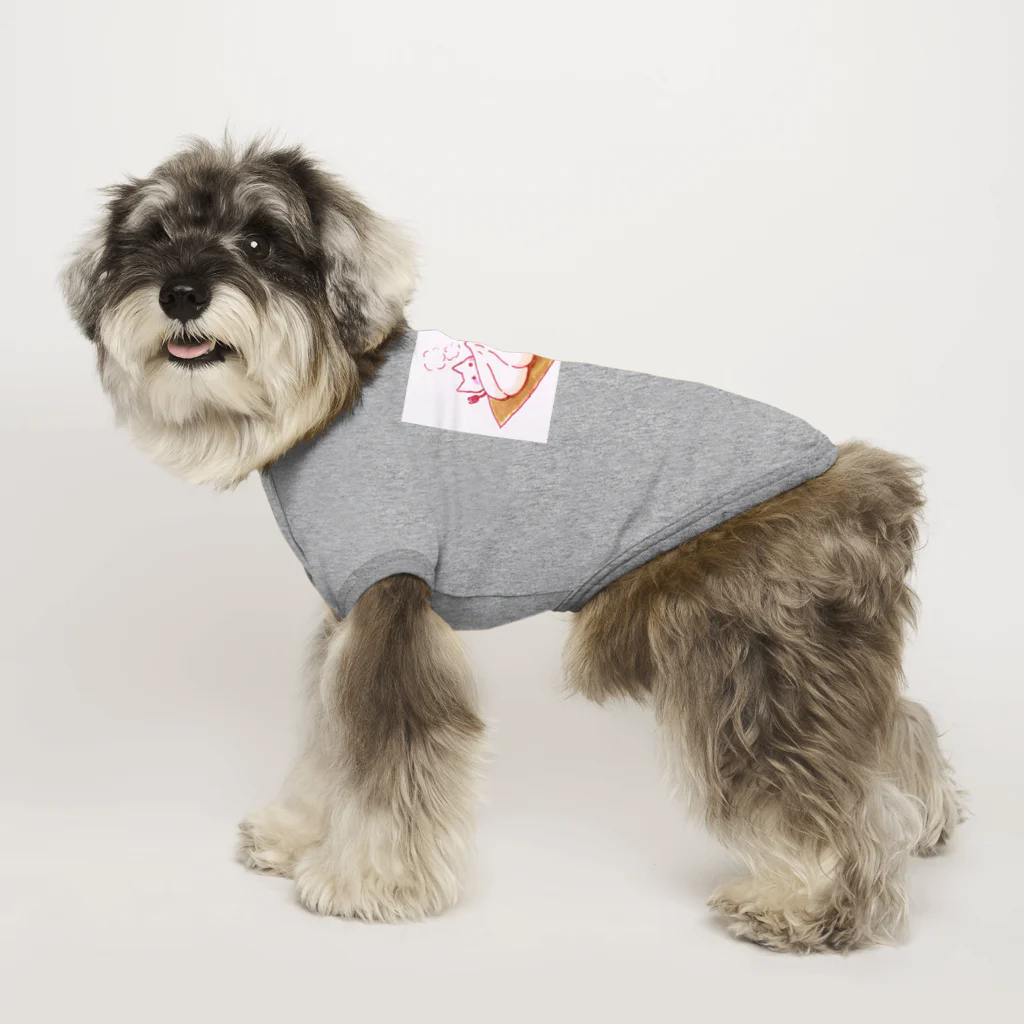 ねこさん爆発ショップのねこさんとけだらけゼリー肉まん Dog T-shirt