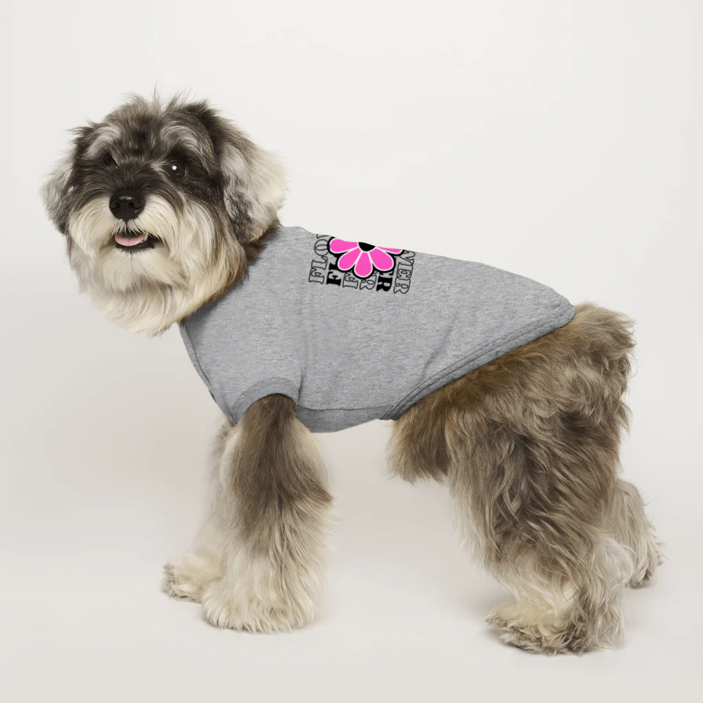 nene-cocoのpink flower  Dog T-shirt