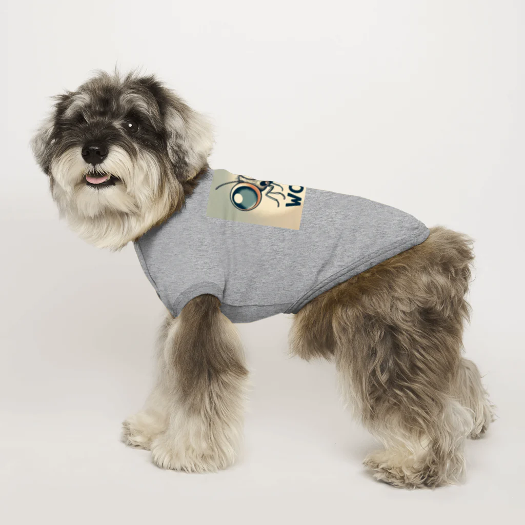 nomkyonのWoW！昆虫！No4 Dog T-shirt