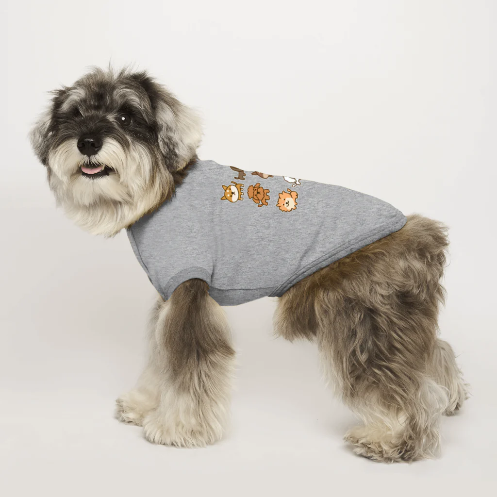 Siderunの館 B2の画伯チックな犬 ドッグTシャツ