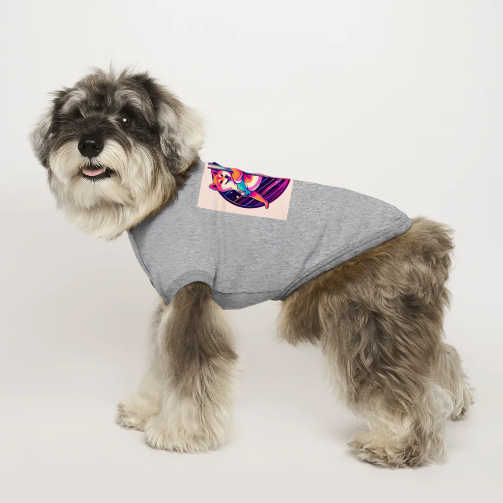 TokyoKimchiのポールダンス踊る柴犬ウニ Dog T-shirt