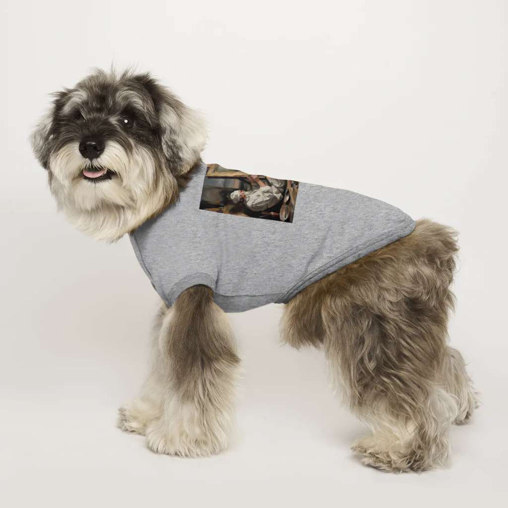 John Machのビッダ Dog T-shirt