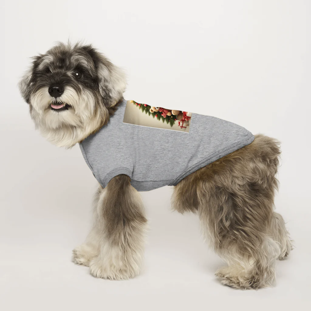 규리shopのクリスマス テディーベアの思い出 Dog T-shirt