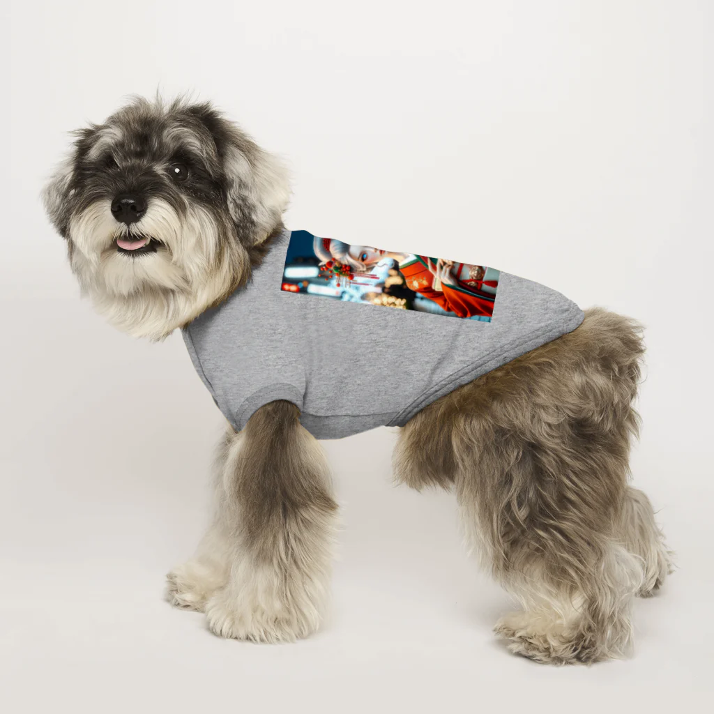 Modern Masteryの和洋折衷クリスマス Dog T-shirt