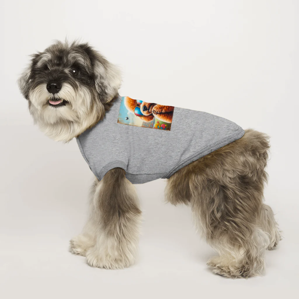 TABO1192のトイプードルのひかるくん(お願いバージョン) Dog T-shirt