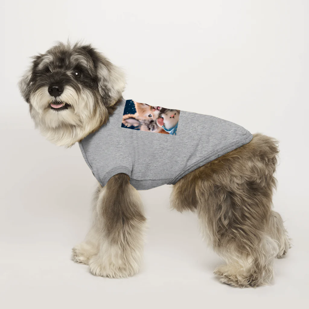 みゅうのぬいぐるみと猫ちゃんのショット Dog T-shirt