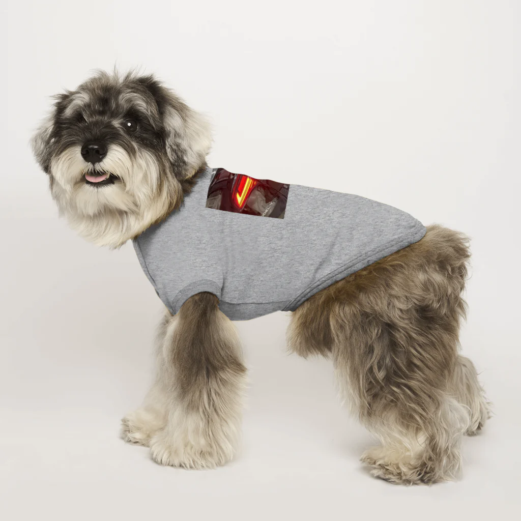 lovelifewesのNew Products Led Turn Signal Lamp Brake Light Taillight For Tesla Model 3 Model Y Tesla Dog T-shirt