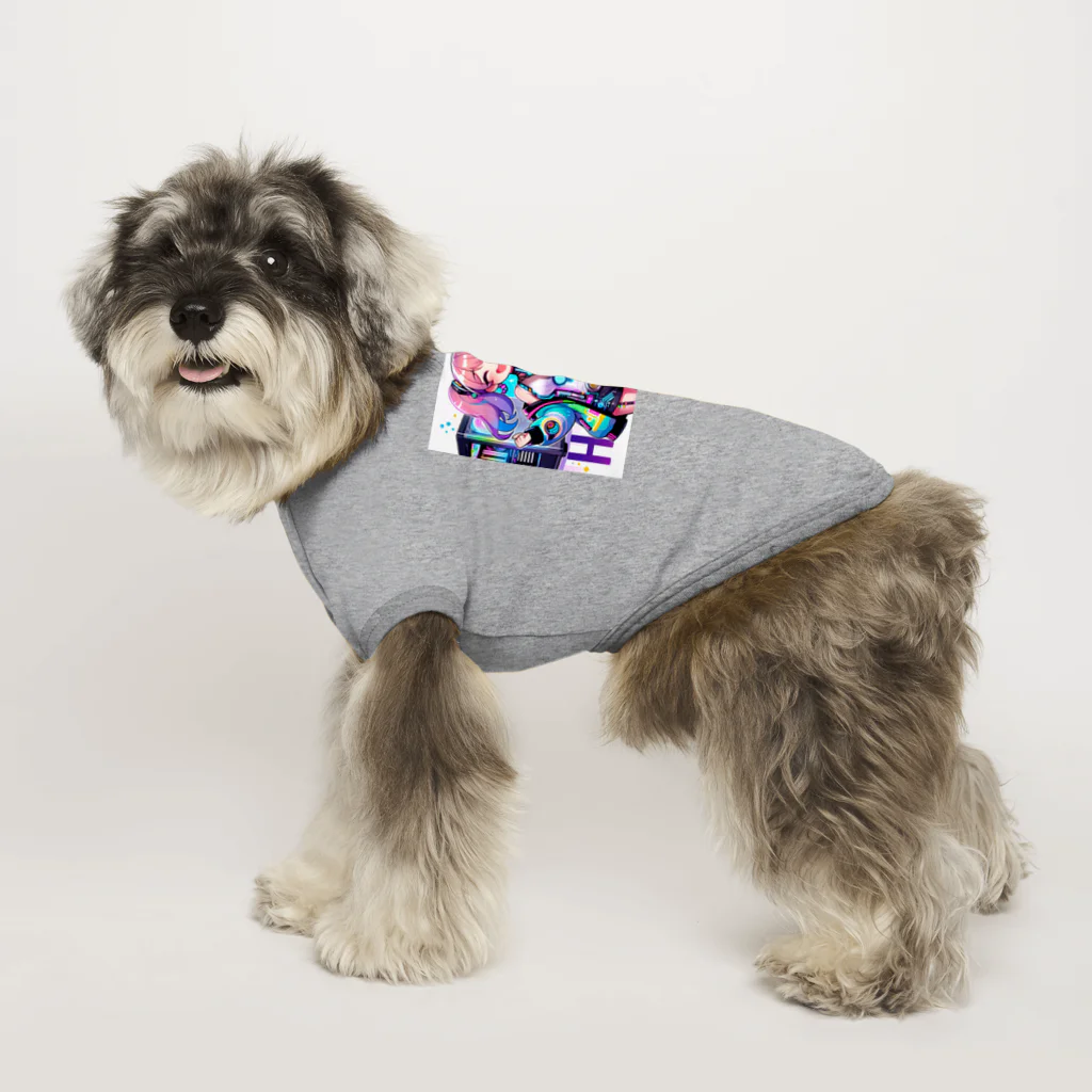 iSysのゲーミング少女ピーシースリー Dog T-shirt