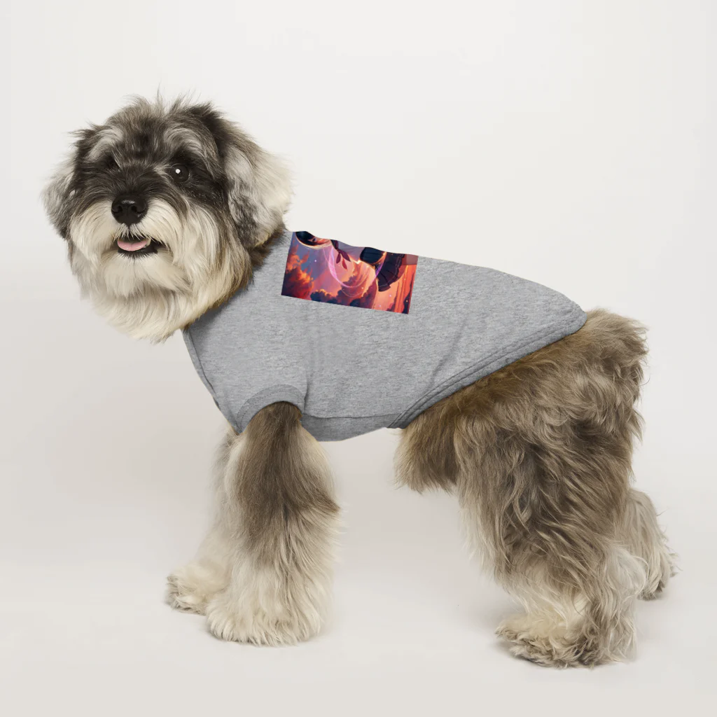 music_japanのファンタジー女子高生 Dog T-shirt