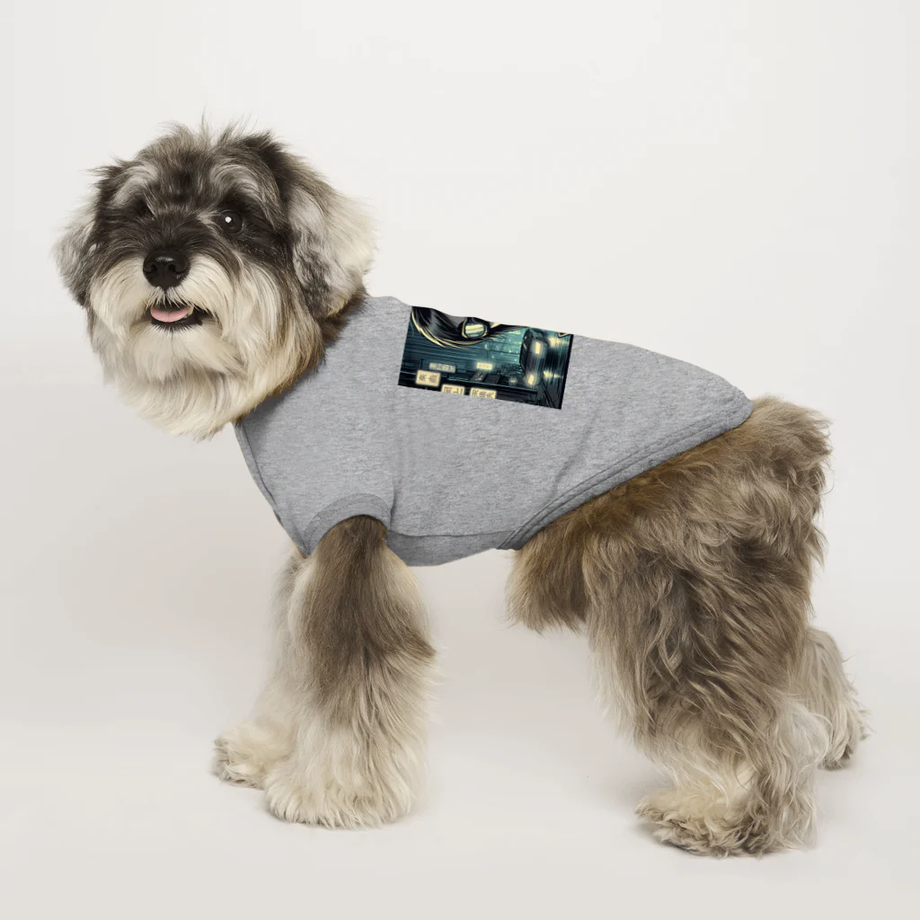 kangekiのサイバーパンクガールNo.33 Dog T-shirt