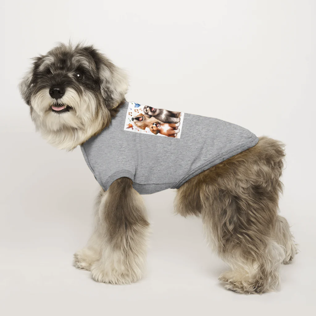 えほんのふんわりぺーじのみんなで歌おう：協力の楽しさ Dog T-shirt