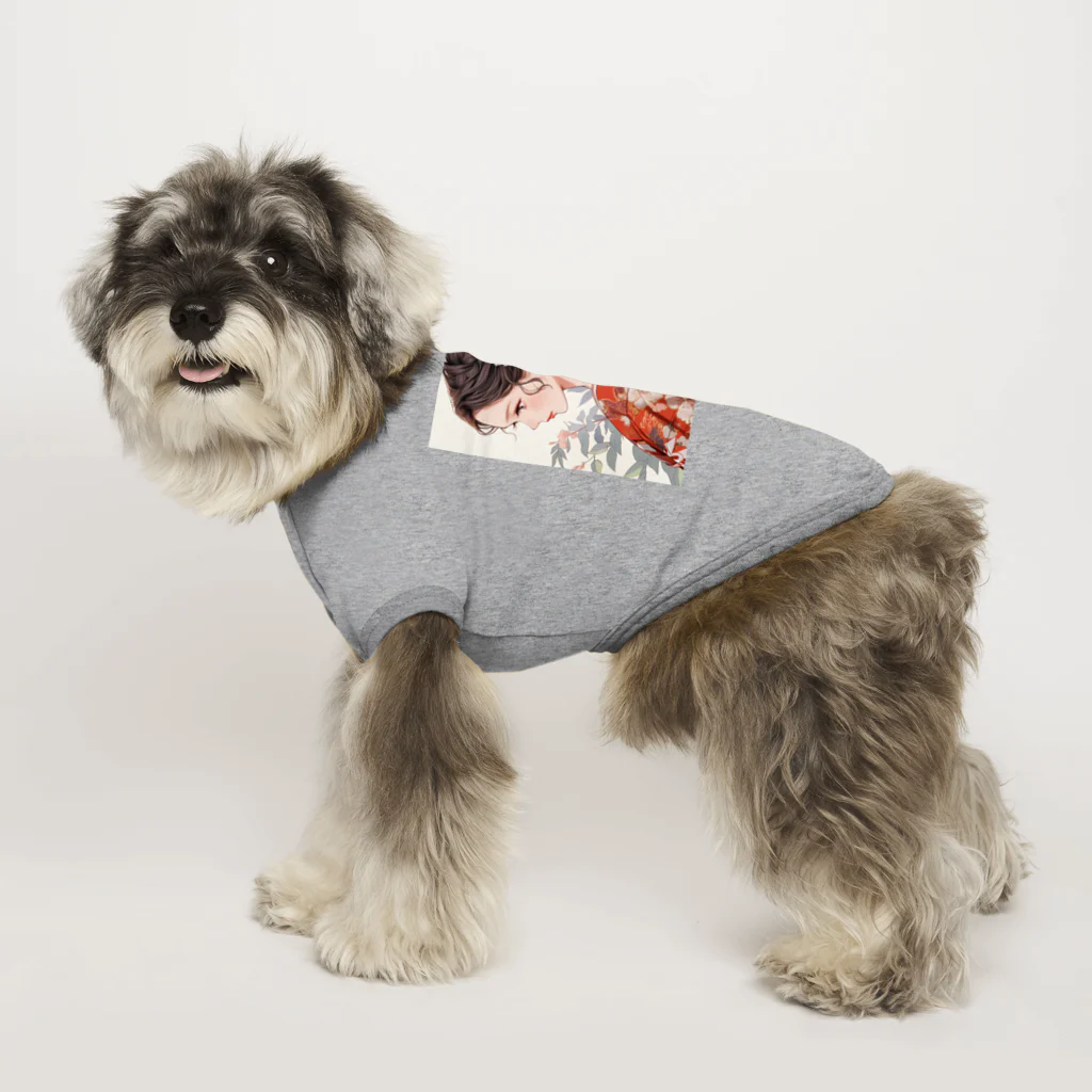 AQUAMETAVERSEの和服姿の女性　sanae 2074 Dog T-shirt