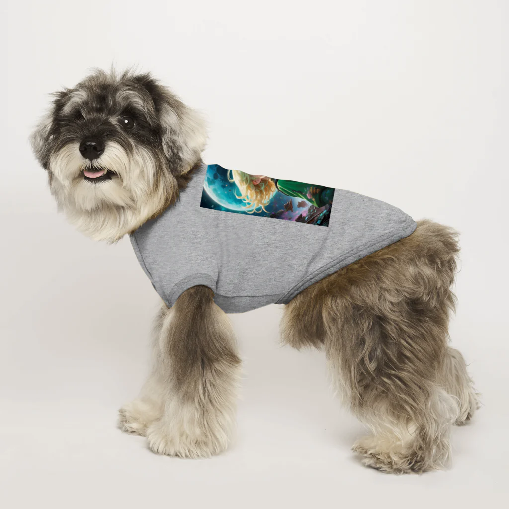 AQUAMETAVERSEの宇宙の凛とした姫 アメジスト 2846 Dog T-shirt