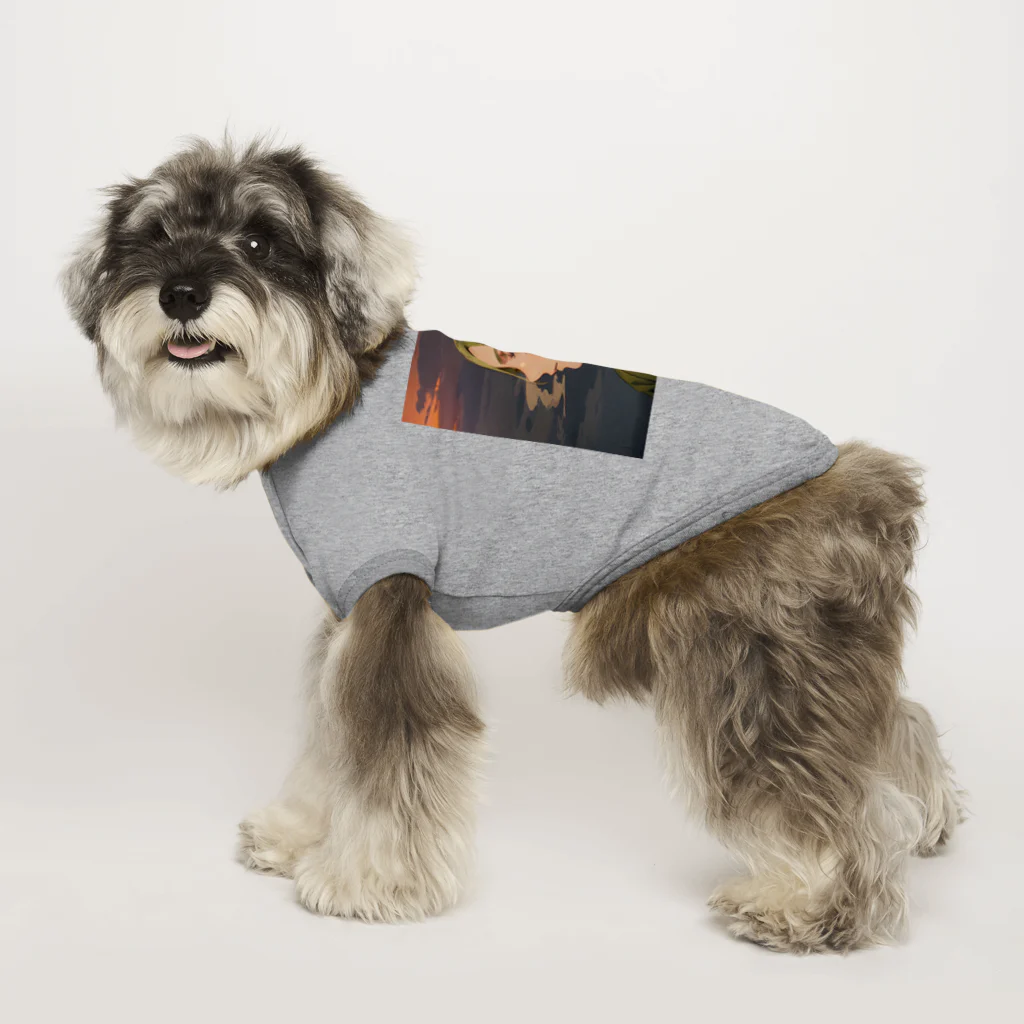 bigbamboofamilyのモデル　TOHIRO Dog T-shirt