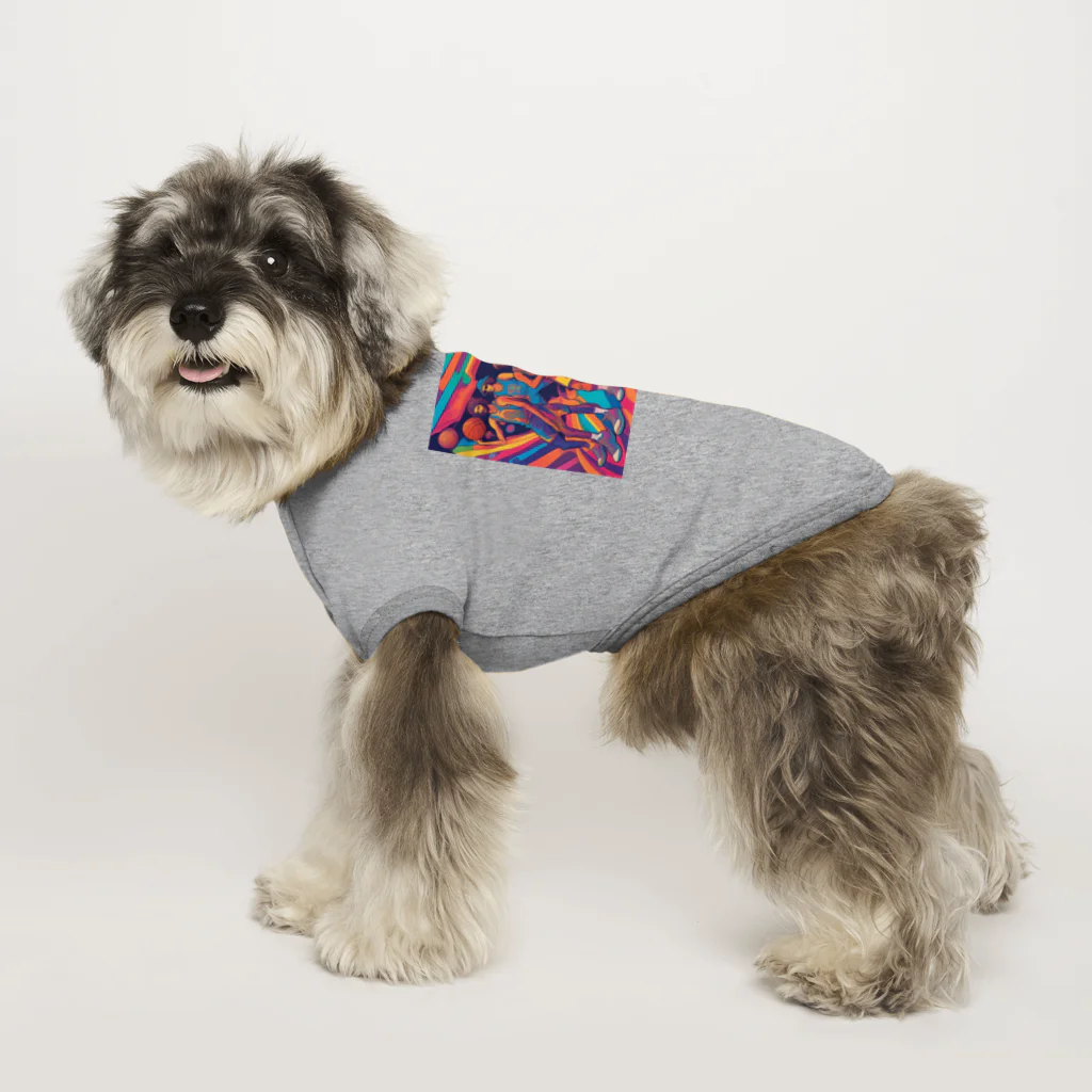 mamin0207のワイルドバスケ Dog T-shirt