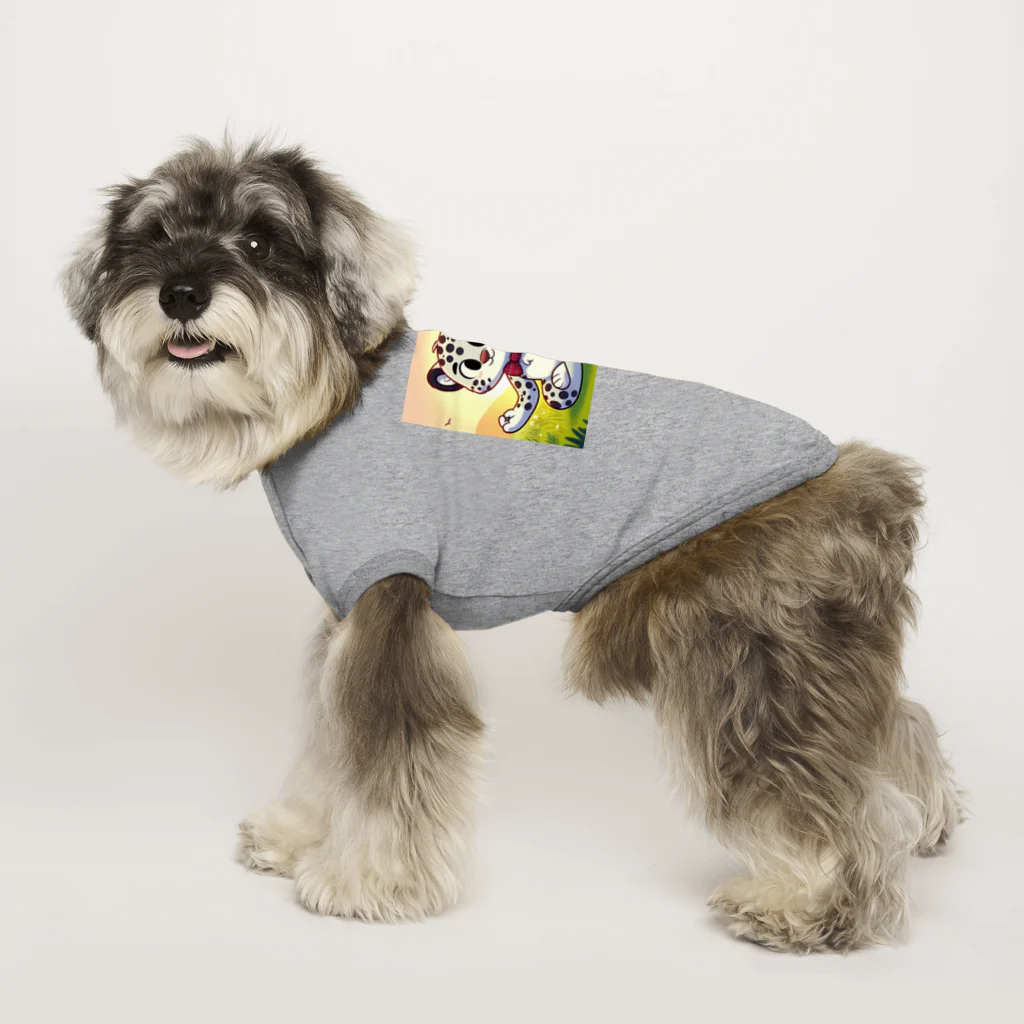 しゅーへーのヨガをするユキヒョウ Dog T-shirt