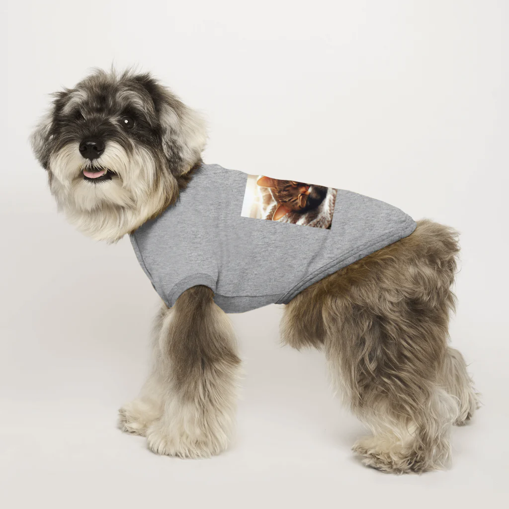 kangekiのお昼寝にゃんこ Dog T-shirt