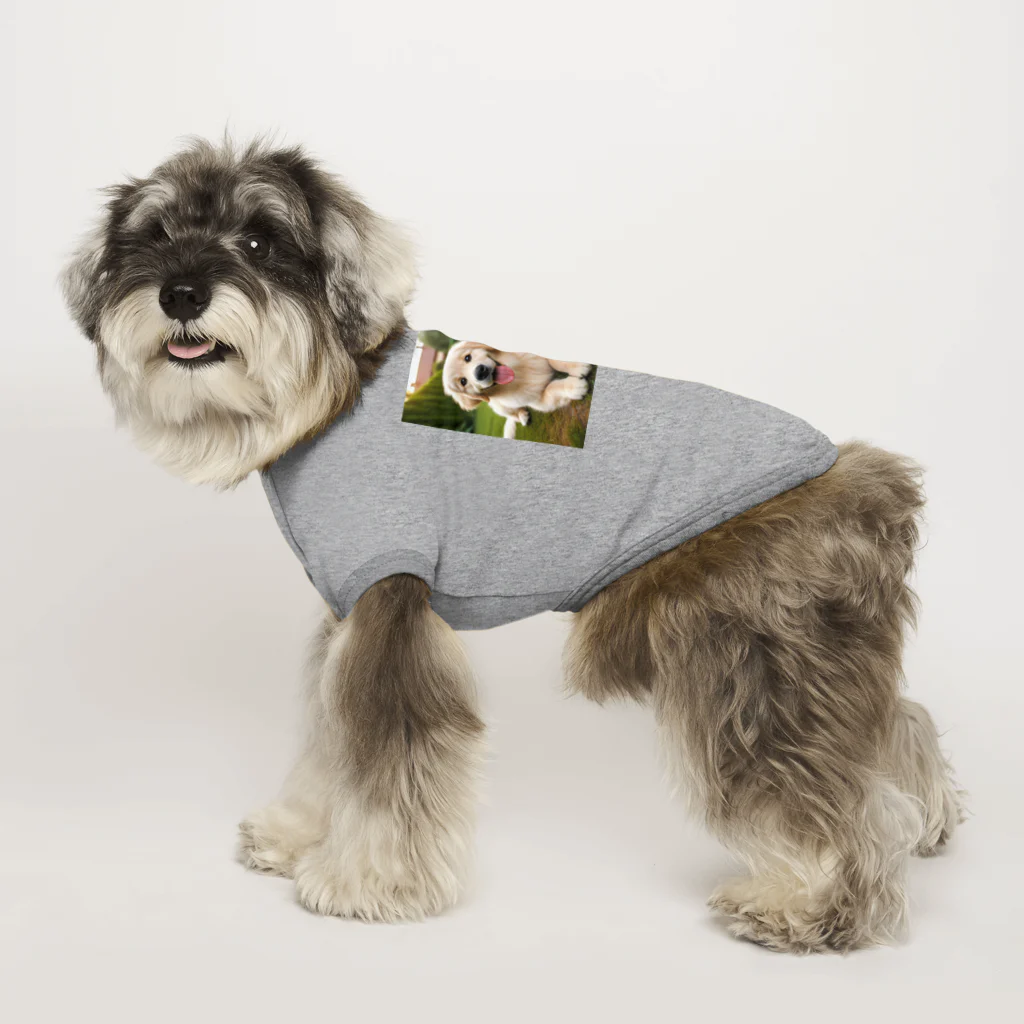 animalsの可愛い犬 Dog T-shirt