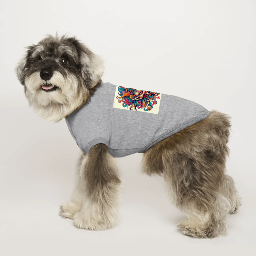 アズールソリューションズの光の神 ヒカリガミ Dog T-shirt