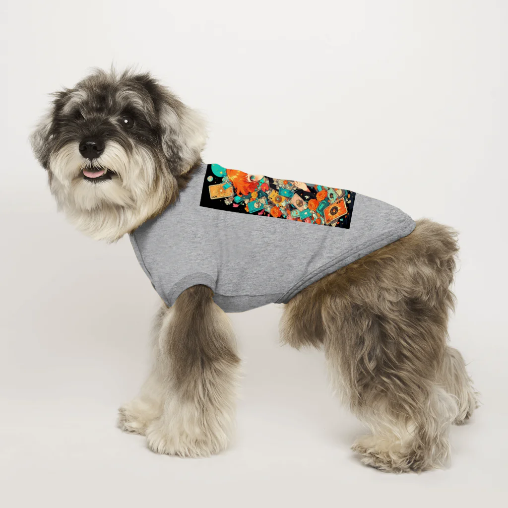 AQUAMETAVERSEのトランプ占いの少女 アメジスト 2846 Dog T-shirt