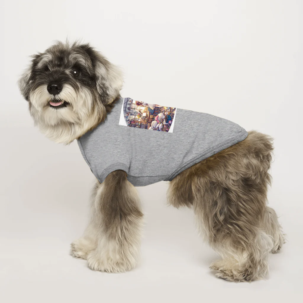 Jindyblogの働いたら負け（裏と表） Dog T-shirt