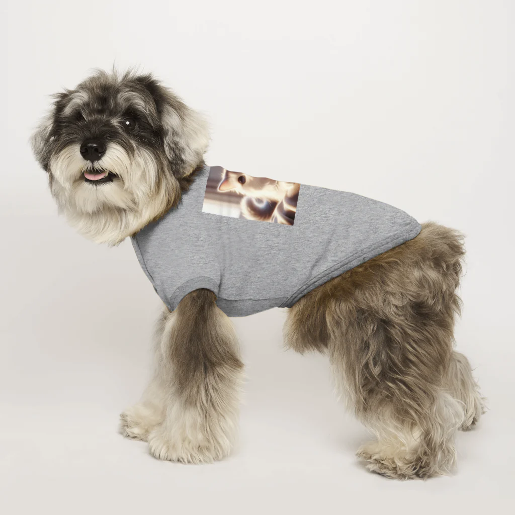 yos-1292583のねこニコばん Dog T-shirt