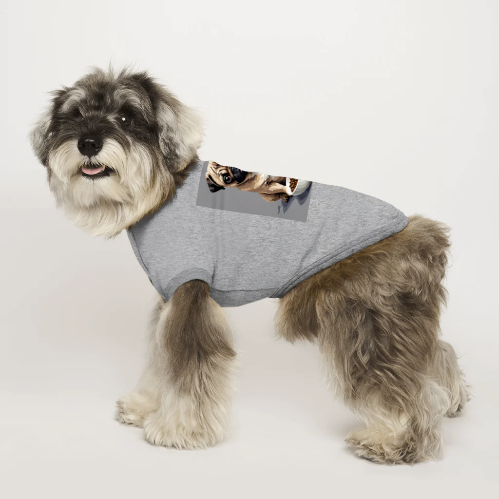 ♡wincorner♡のごはんが食べたいパグちゃん Dog T-shirt