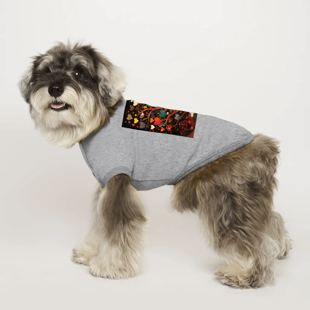 AQUAMETAVERSEのハートのなる木愛のメﾂセージ　なでしこ1478 Dog T-shirt