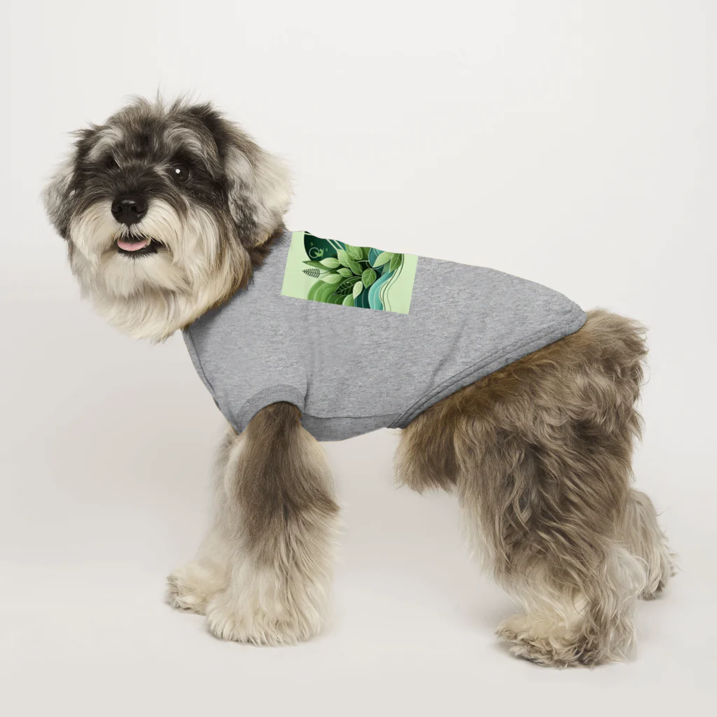 Qten369の自然との共生 Dog T-shirt