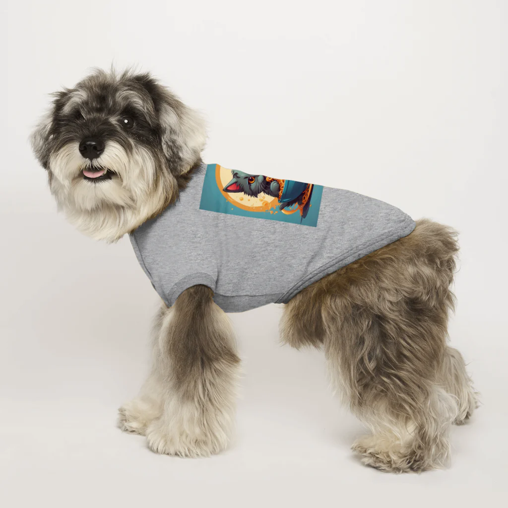 AQUAMETAVERSEのスパゲティーが美味しい アメジスト 2846 Dog T-shirt