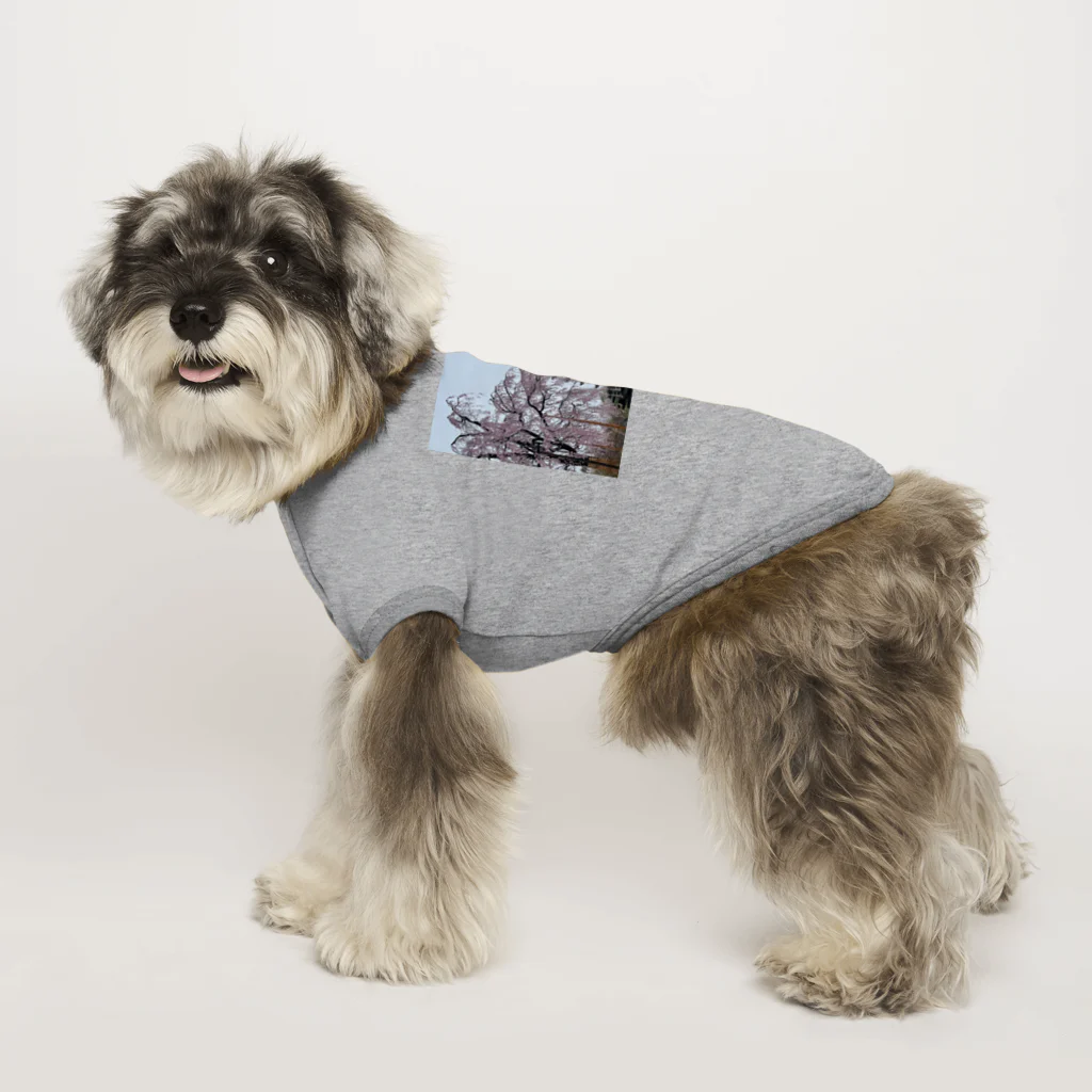 puakeli 合同会社の枝垂れ桜と五重塔 Dog T-shirt