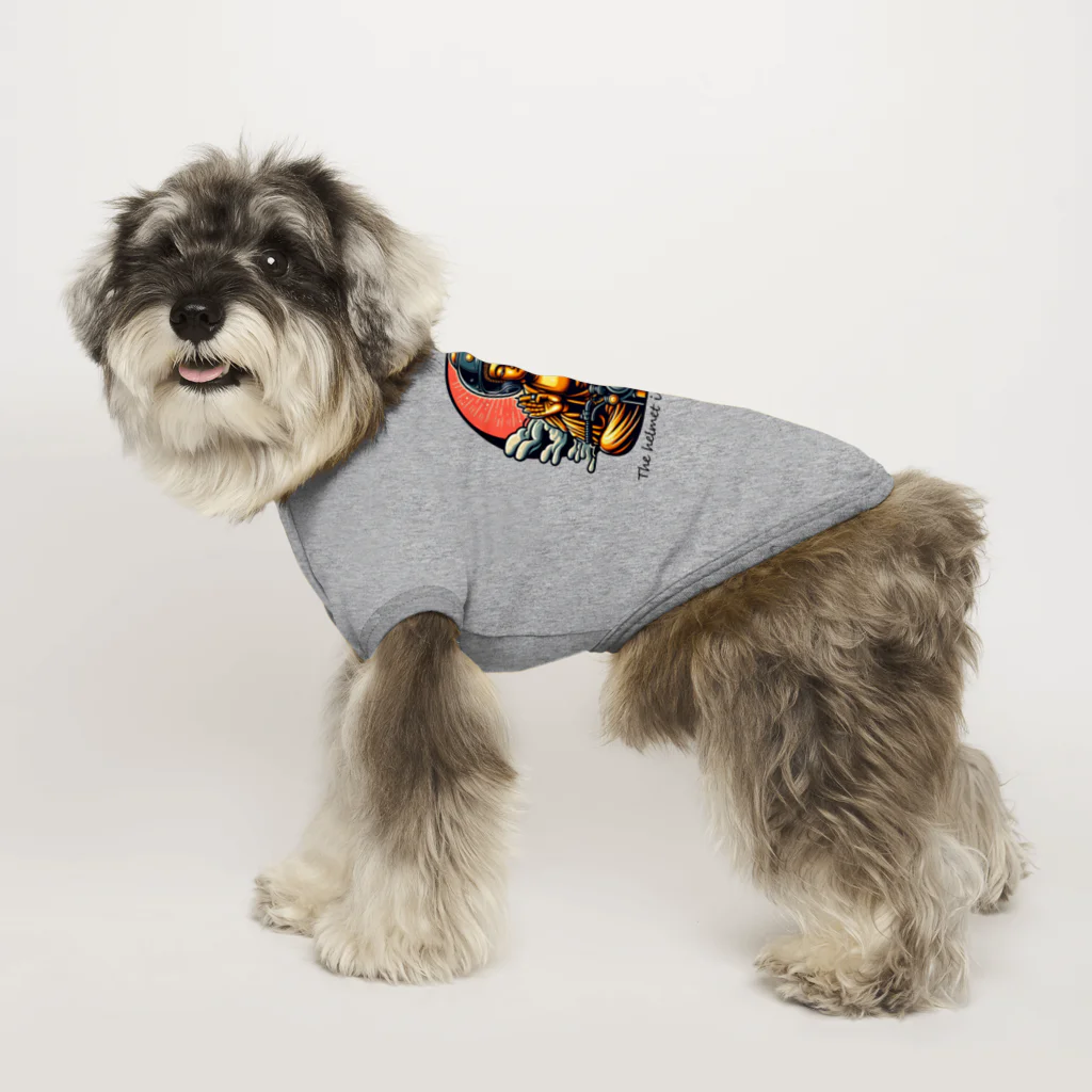 shime_savaのヘルメット特注やねん Dog T-shirt