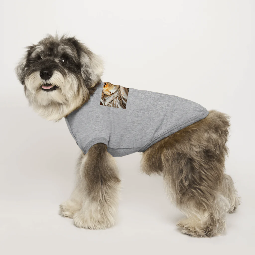 shinjo_irasutoの寝ている可愛いひよこ Dog T-shirt