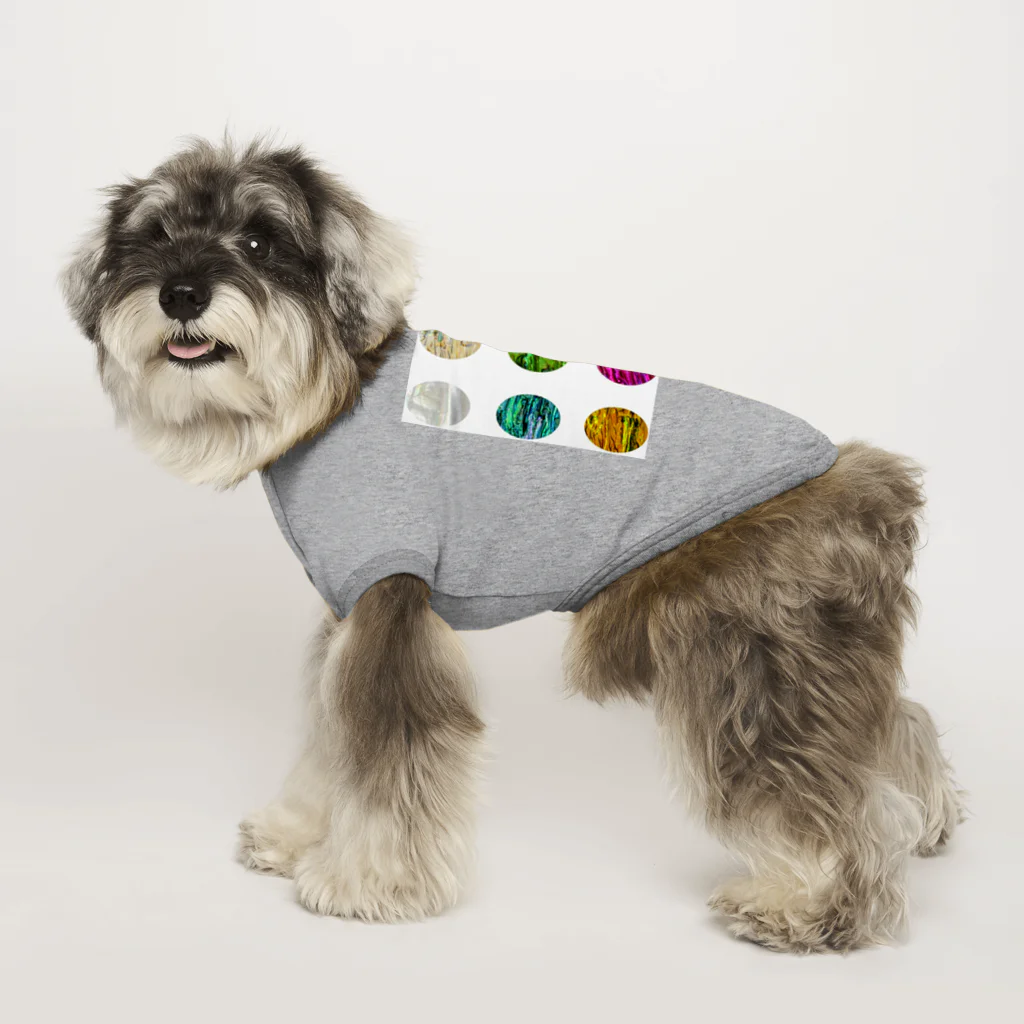 yurisacinの迷彩柄（１３)　縦 Dog T-shirt