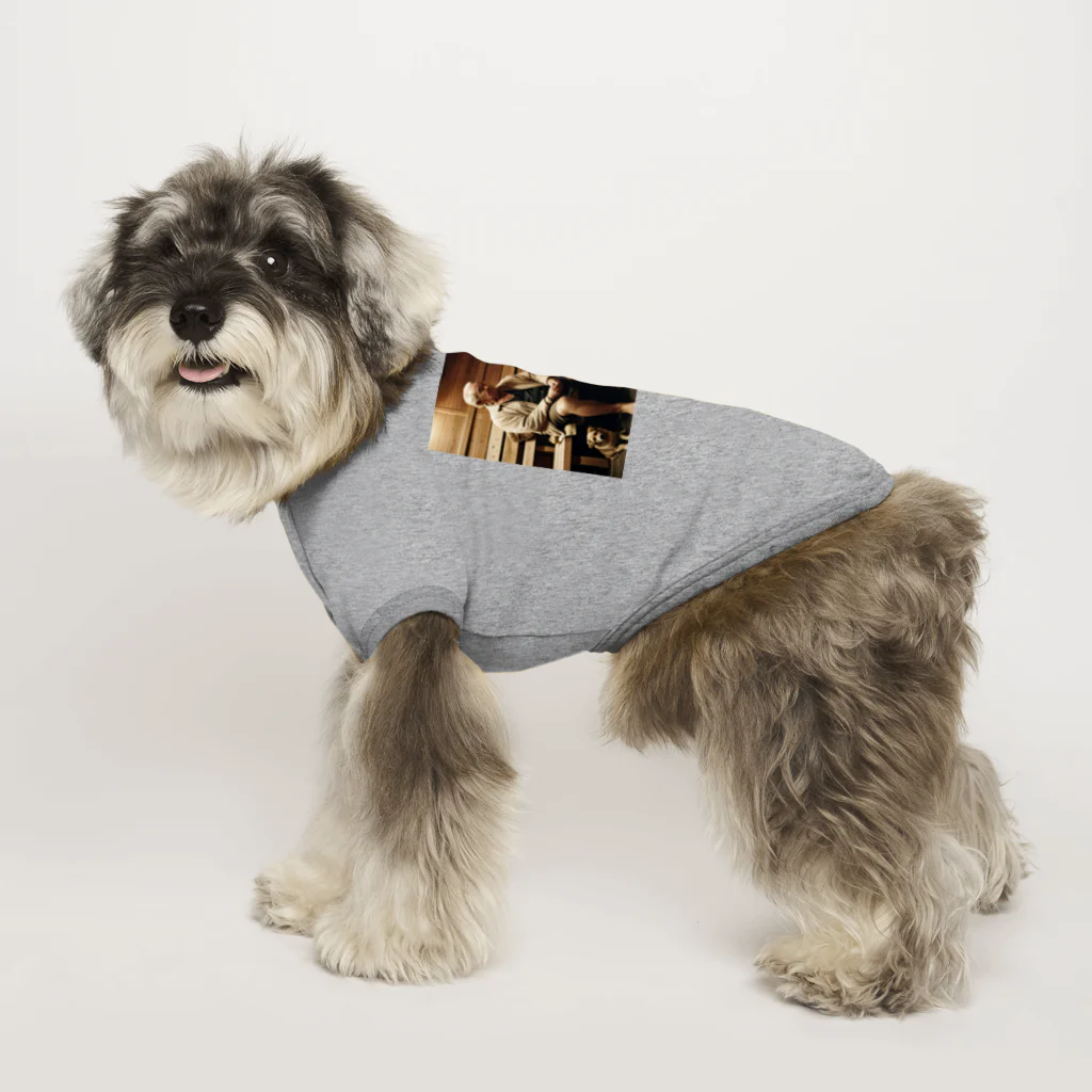 A.の散歩中のサウナー　 Dog T-shirt