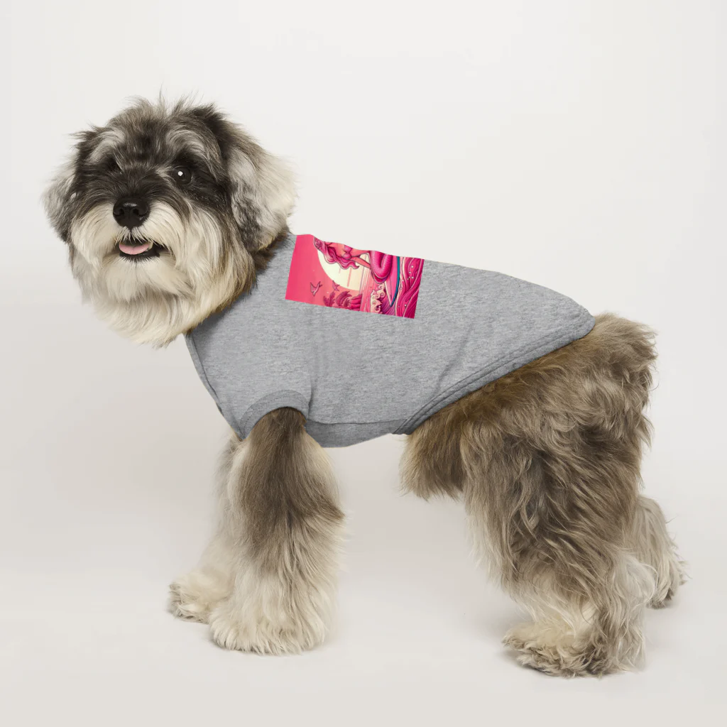 pinkgalmermaidのピンク　セクシー　マーメイド Dog T-shirt