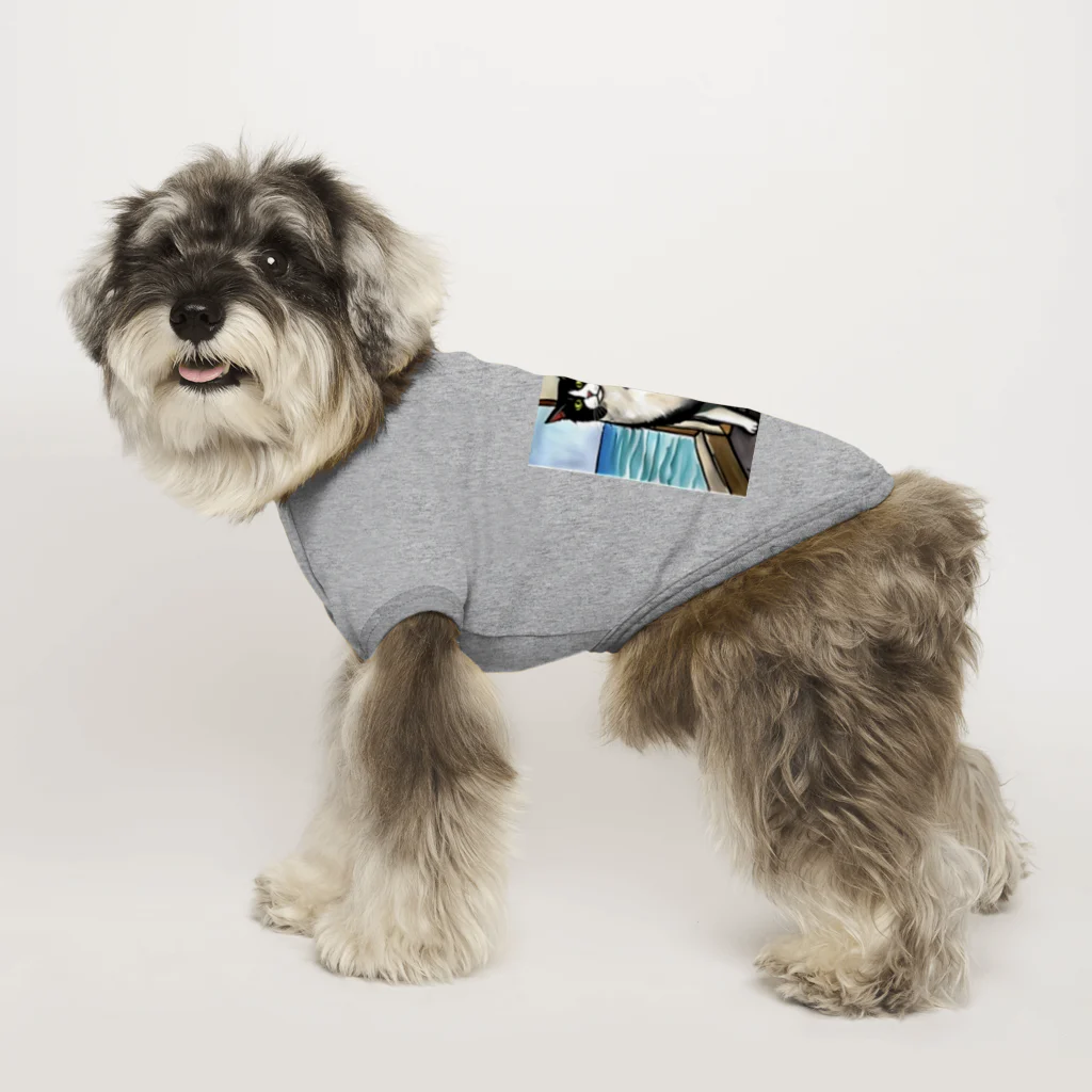 Ppit8の旅する猫 Dog T-shirt