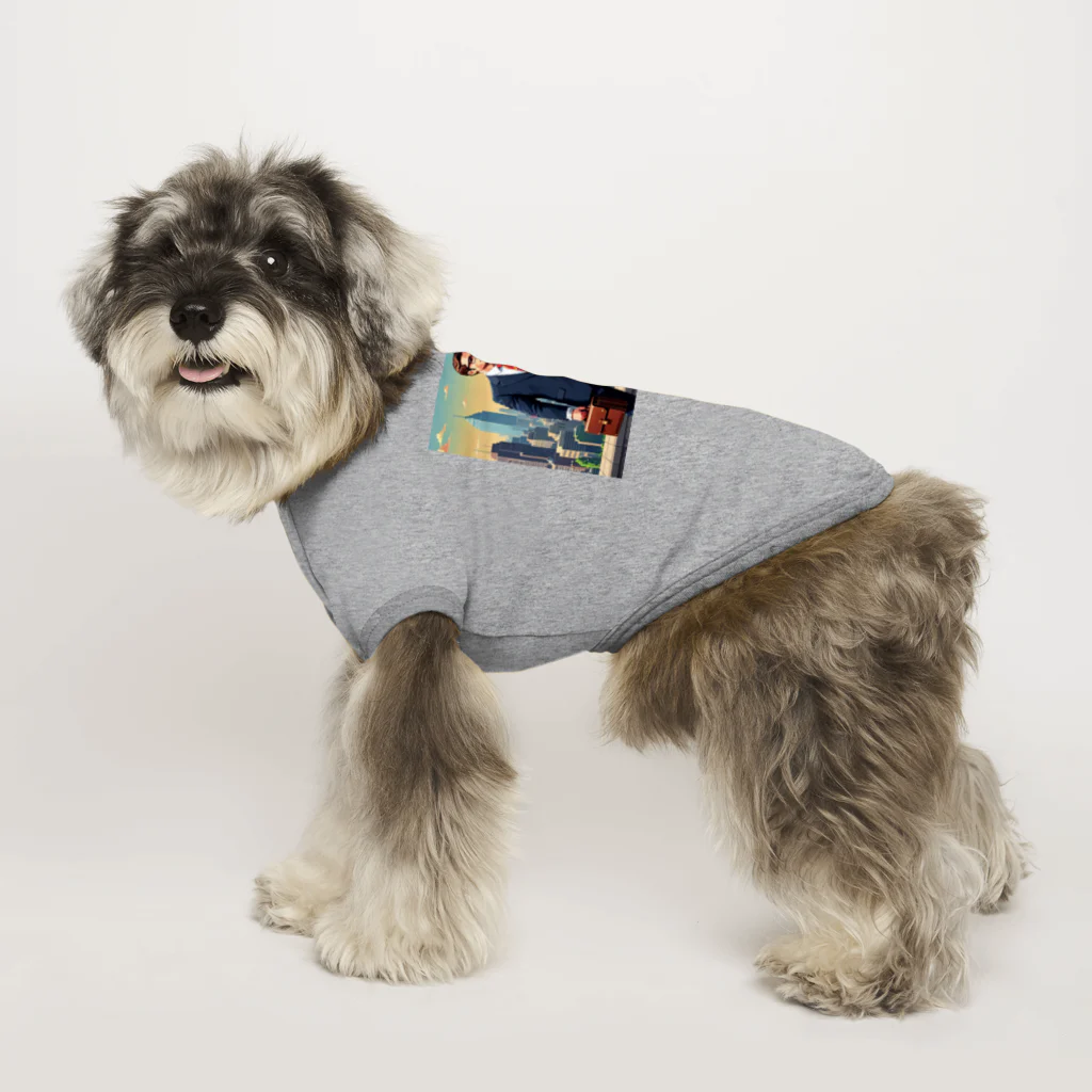 ミリススタイルの一瞬スパイかもって思っちゃうただのビジネスマン Dog T-shirt